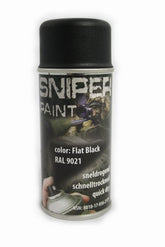 Vernice spray Flat Black FOSCO